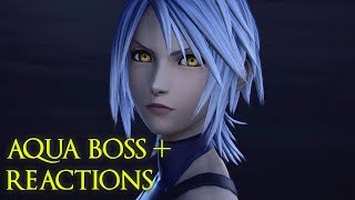 Kingdom Hearts 3  Aqua Boss Fight  Cutscene Reactions [upl. by Nauqyt277]