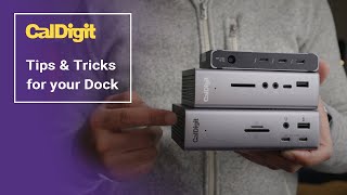 10 Tips amp Tricks for your CalDigit Thunderbolt Docks [upl. by Jacinthe]