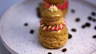 Coffee Religieuses Recipe  Classic French Dessert MawKitchen [upl. by Nikos624]