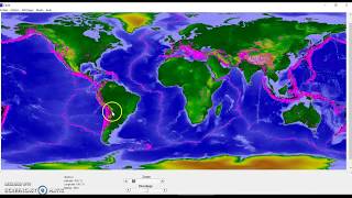 Les caractéristiques dune zone de subduction avec Tectoglob [upl. by Aramad]