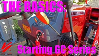 The Basics Massey Ferguson GC Series SubCompact Start Up Tips [upl. by Arrekahs]