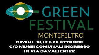 Green Festival Montefeltro  A Rimini dal 18 al 20 Settembre  SocialMente Utile [upl. by Ivatts59]