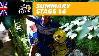 Summary  Stage 16  Tour de France 2018 [upl. by Mook]