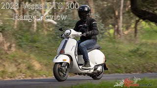 2023 Vespa GTS 300 Range Review [upl. by Dearborn]