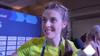 07 July 2024 Yaroslava Mahuchikh HJ WR Paris DL Interview [upl. by Notgnilliw289]