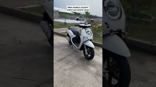 New Honda Scoopy Prestige White 2025 [upl. by Tarrant936]