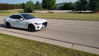 2019 Genesis G70 33T AWD with JUN BL GT Exhaust [upl. by Borlase343]