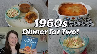 1960s DINNER FOR TWO 🍽️ Easy Dinner Ideas from Betty Crocker [upl. by Isacco]