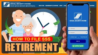 PAANO MAG FILE NG RETIREMENT SA SSS ONLINE [upl. by Yeknarf]