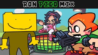 FNF Ron  Pico mix Walkthrough [upl. by Castora]