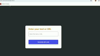 QR Code Generator using HTML CSS and JavaScript html css javascript miniproject viralvideo [upl. by Skye]