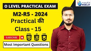 M2R5 Online Practical O Level PracticalWeb Designing O Level Practical Exam 2024  Ques15 [upl. by Sharron]