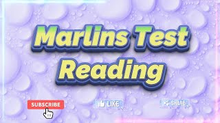 Marlins Test For Seafarer  Reading [upl. by Nils]