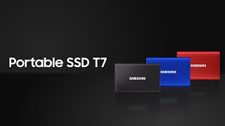 Portable SSD T7 Super fast external storage  Samsung [upl. by Kruse]