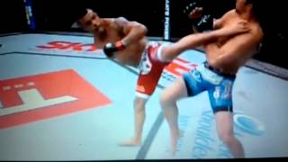 Vitor Belforts crazy spinning back kick [upl. by Verneuil796]