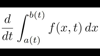 Deriving the FULL Leibniz rule for differentiation under the integral sign [upl. by Lussier345]