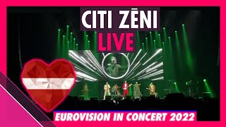 Citi Zēni  quotEat Your Saladquot Latvia 2022 LIVE  Eurovision in Concert [upl. by Amii]