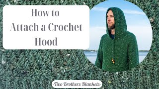 How to Attach a Crochet Hood [upl. by Eseeryt]