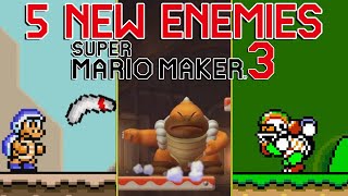 Super Mario Maker 2  All Enemies Comparison [upl. by Aniuqal]