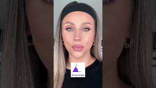 How contour angles change your face shape 👏 [upl. by Yerfoeg315]