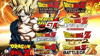 Aberturas Dos Games de Dragon Ball Z 1080p [upl. by Jewel]