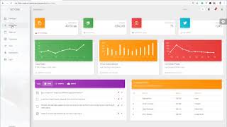 Flask Admin Dashboard  Material Design  AppSeed [upl. by Trotter]