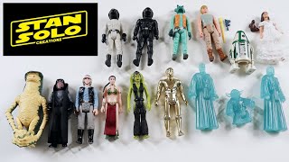 Star Wars Stan Solo Custom Vintage KennerStyle Figures x15 eBay Bundle  Figure Unboxing amp Review [upl. by Leiram]