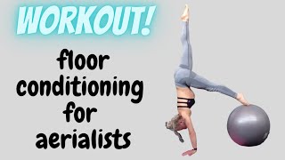 floor conditioning and training for aerial straddle [upl. by Anirok]