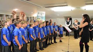 Highfield Schools choir perform Sing at Sing Ups 10th birthday party [upl. by Kernan]