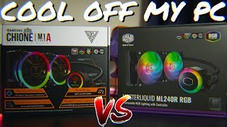 My gaming PC runs TOO HOT  Gamdias M1A 240r vs Cooler Master ML240r RGB AIO Liquid Coolers [upl. by Wiese]