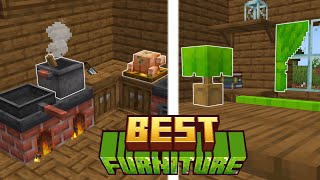 BEST FURNITURE MODS FOR MINECRAFT FORGE AND FABRIC [upl. by Anitsirc482]