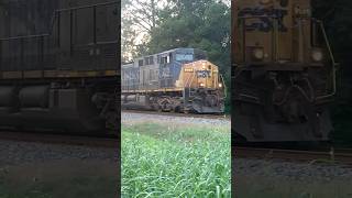 CSX M54117 with a YN2 leader with a nice NF K5LA shorts [upl. by Ibbed]