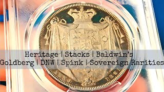 Buying expensive coins at Premier Auctions  ANA Coinex Stacks Heritage BSJ DNW Morton [upl. by Rehteh261]