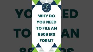 Why do you need to file an 8606 IRS form irs rothira tax taxexemption traditionalira [upl. by Dleifrag621]