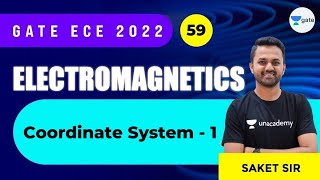 Coordinate System  1  L  59  EMFT  GATEECE 2022  Saket Sir [upl. by Edouard]