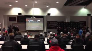 NIU Football finds out going to Orange Bowl [upl. by Nyral825]