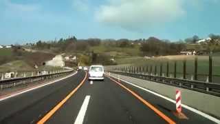 Driving from Otelfingen to Lausanne Switzerland 032014 FullHD [upl. by Atteuqcaj]