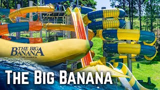 ALL WATER SLIDES at The Big Banana Fun Park in Australia [upl. by Notnert]