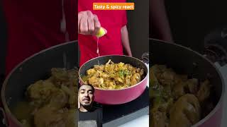 Andhra Style Chilli Chicken 🤤🍗😋 shorts youtubeshorts streetfoood cooking [upl. by Ellehcyar]