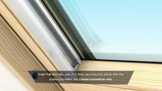 How To Fit An Order Blinds Branded Skylight Blind [upl. by Aivekahs]