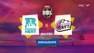 Highlights Qualifier 1 Perth Scorchers vs Sydney Sixers  QF1  BRH vs SYS [upl. by Hannad]