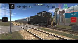 Push Pull Train arriving Station in Train and Rail Yard Simulator [upl. by Easter]