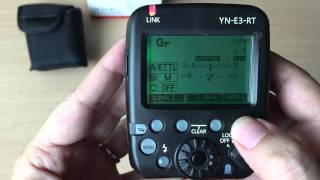 Configuración del YNE3RT Speedlite Transmitter español [upl. by Kieger356]