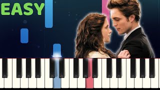 A THOUSAND YEARS  Christina Perri  Easy Slow Piano Tutorial with SHEET MUSIC [upl. by Odrawde735]