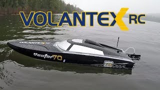 Volantex Vector 70 RC Boat on the water [upl. by Kire]