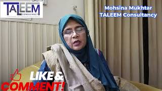 Personal Social amp Emotional Development  Mohsina Mukhtar  Master Trainer  TALEEM Consultancy [upl. by Douty]