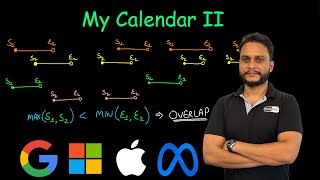 My Calendar II  Leetcode 731 [upl. by Gabe771]