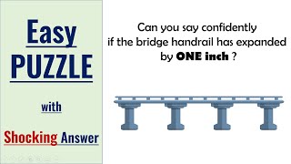 90 fail  The Easiest Puzzle in the world  Longest Bridge  Surprising Answer [upl. by Ailecara643]