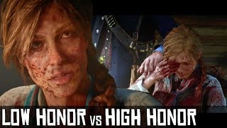 Low Honor vs High Honor  Sadie Adler Gets Revenge For Her Husband Mrs Sadie Adler Widow RDR2 [upl. by Fast]