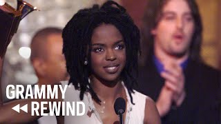 Lauryn Hill Wins Album Of The Year For The Miseducation Of Lauryn Hill in 1999  GRAMMY Rewind [upl. by Ahseyk]